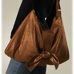 Twelfth Street by Cynthia Vincent bronze metallic leather bag